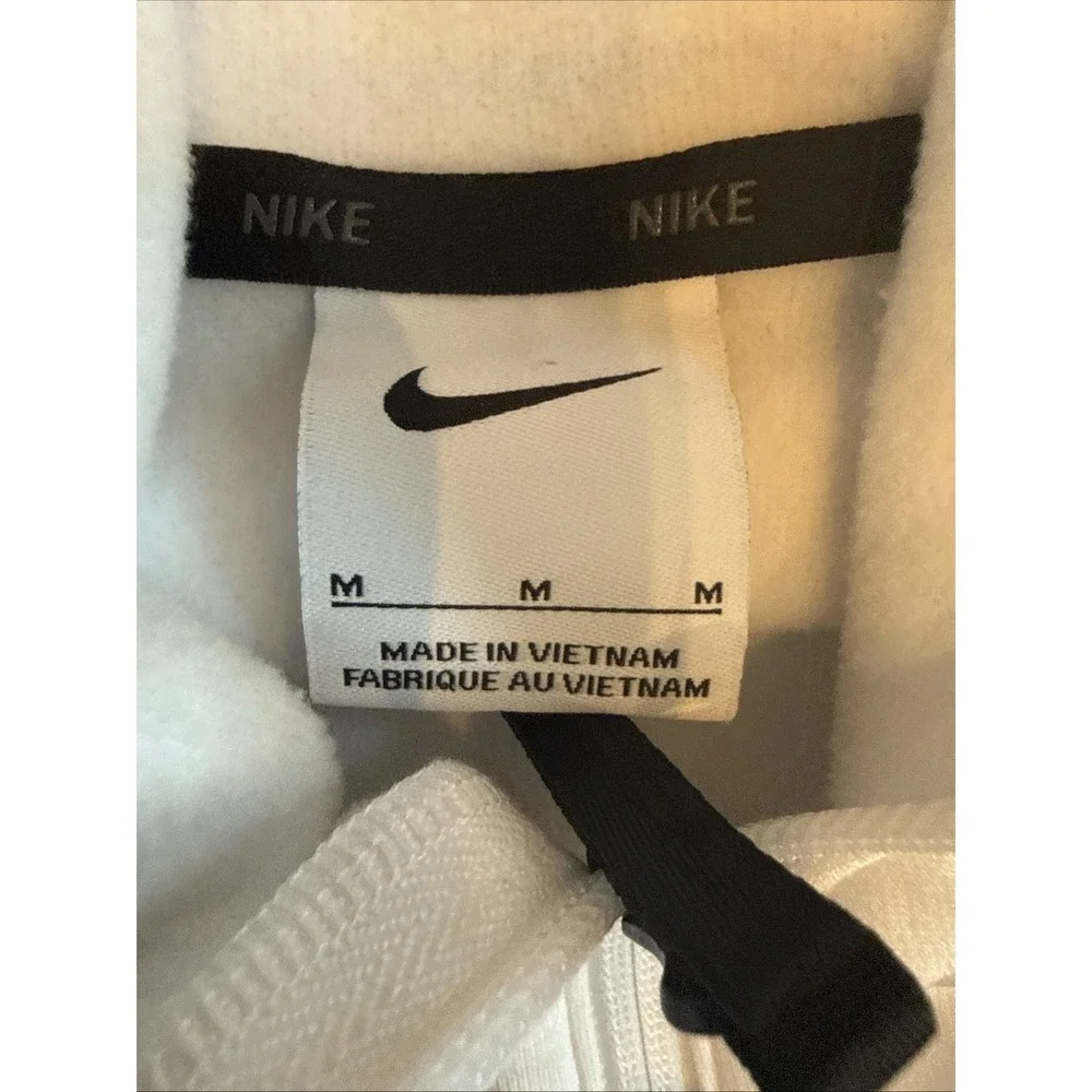 Nike‎ Milano Cortina 2026 Olympics Hoodie Mens Medium White Quarter Zip Dri Fit